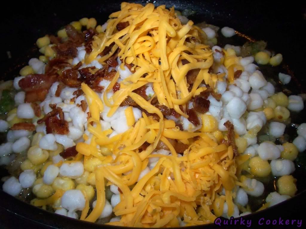 Hominy skillet