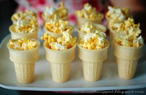 2012 Olympic game torches made out of popcorn ice cream cones