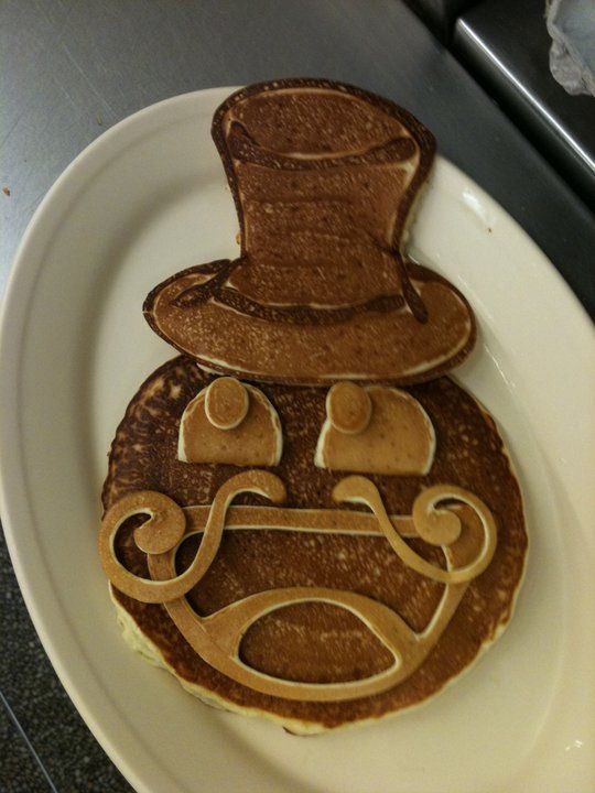 Pancake food art