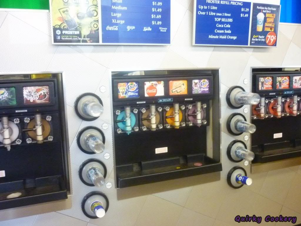 Slurpee machines at 7/11