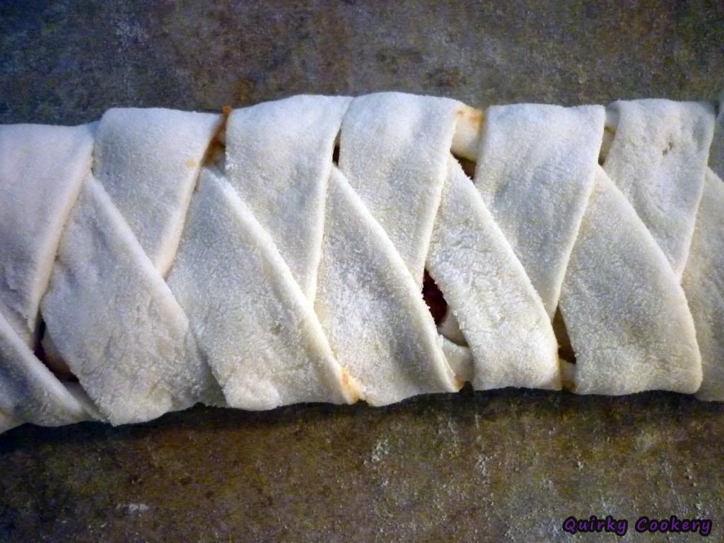 How to braid dough for pizza wraps
