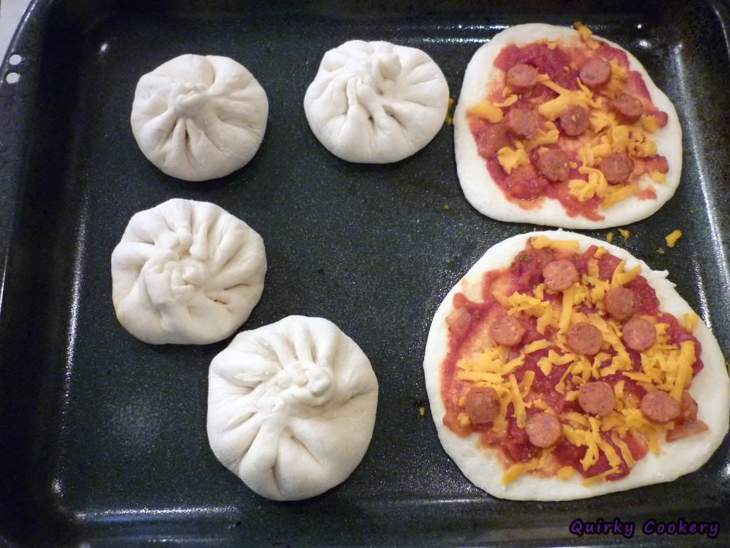Lots of different ways to use the same pizza toppings in pockets instead