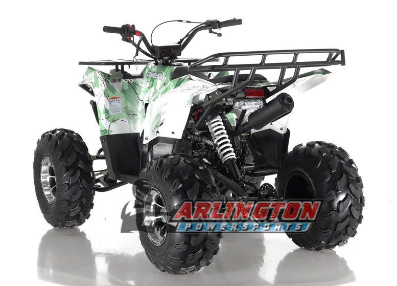 Apollo Commander Dlx Cc Atv W Upgraded Chrome Rims Auto With