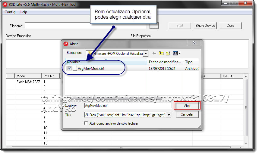 ► Flashear y Revivir (UnBrickear) el XT316