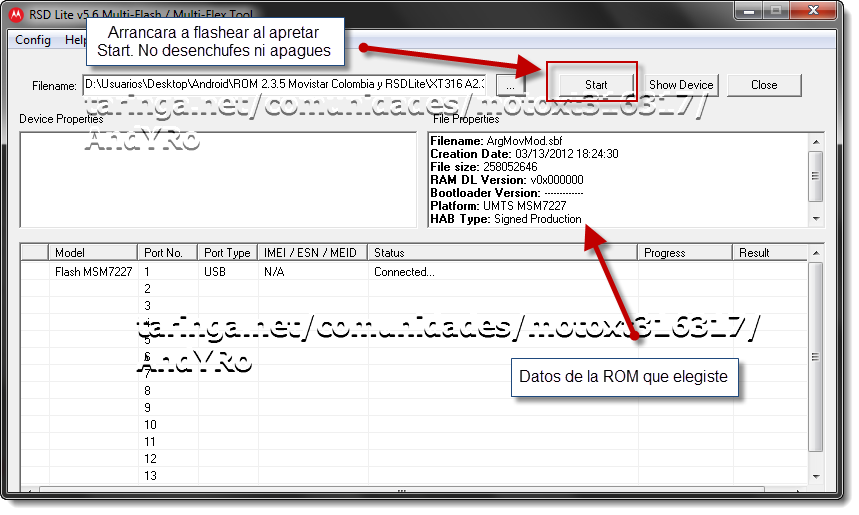 ► Flashear y Revivir (UnBrickear) el XT316