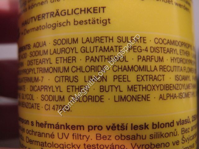 Balea DM - Sampon si balsam pentru par blond Balea DM - Sampon si balsam pentru par blond