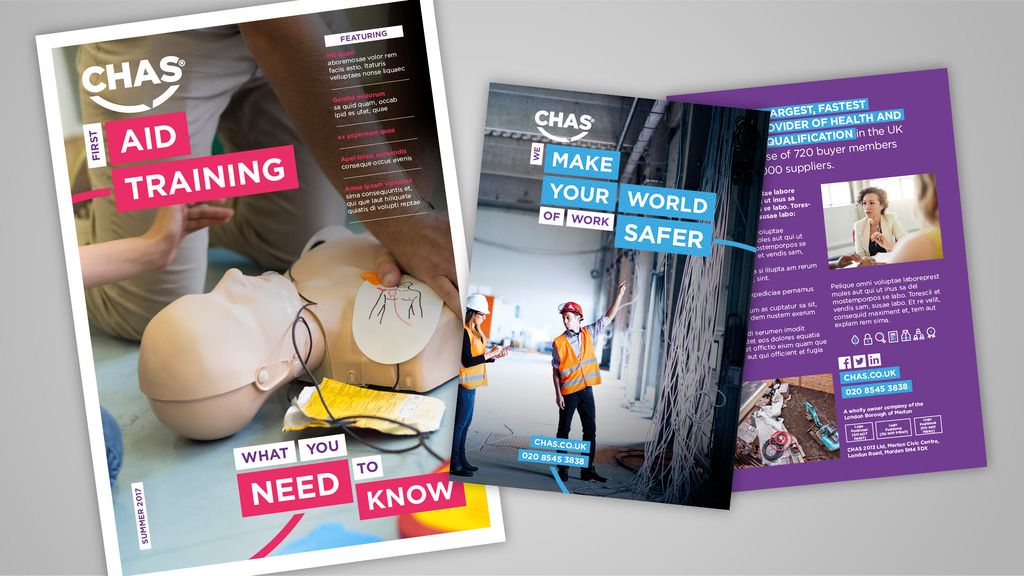 CHAS print collateral