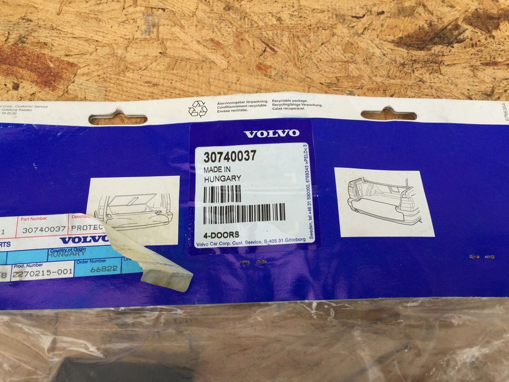 Volvo OEM 850/S70/V70 Rear Bumper Protector Cover SwedeSpeed Volvo