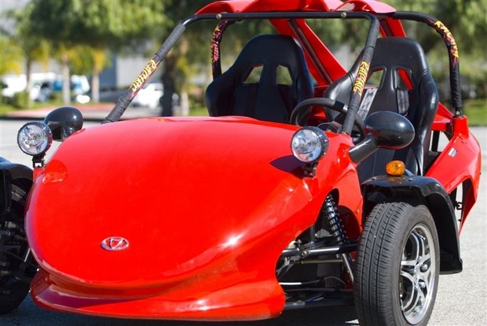 VIPER TRIKE-BIKE KTD SR-250 TRIKE-CAR. 250CC STREET LEGAL TRIKE