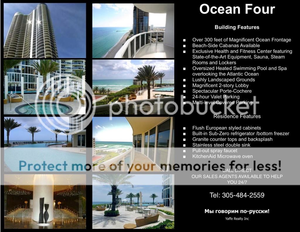 Ocean Four, Sunny Isles Beach,Florida,33160 Photo by