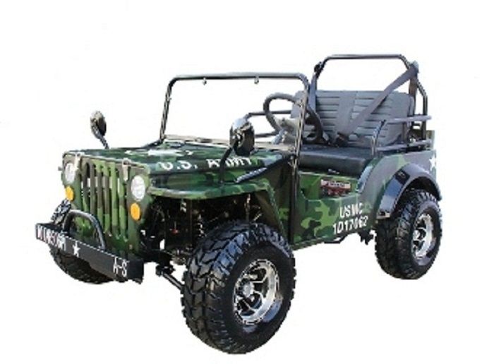 Mini Jeep Gas Golf Cart 125cc
