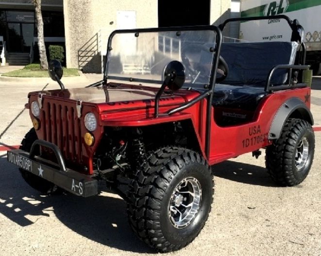 Mini Jeep Gas Golf Cart 125cc