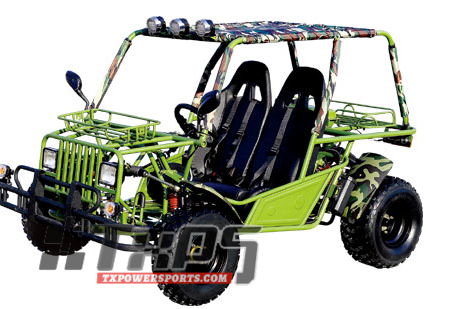 Cougar Cycle HUMMER 200cc Go Kart, 4 Stroke / Single Cylinder/ Fully Auto With Reverse