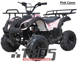 ICE BEAR 125cc Youth Quad ATV Automatic with Reverse, Remote Kill, 7