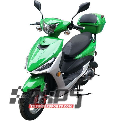 Vitacci Viper 49cc Scooter, 4 Stroke, Single Cylinder, Air-Forced Cool ...