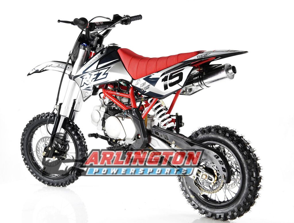 Apollo DB-X15 125cc Manual Clutch Dirt Bike, 4 Stroke, Single Cylinder height