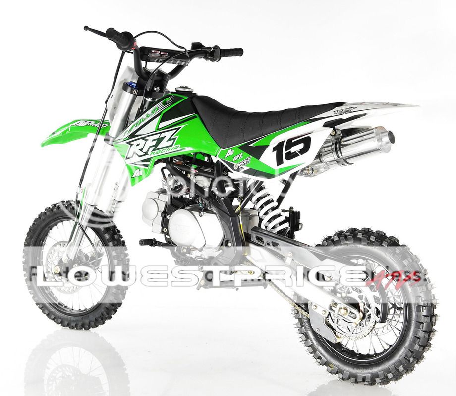 APOLLO DBX15 125cc Manual Clutch Dirt Bike, 4 Stroke, Single Cylinder